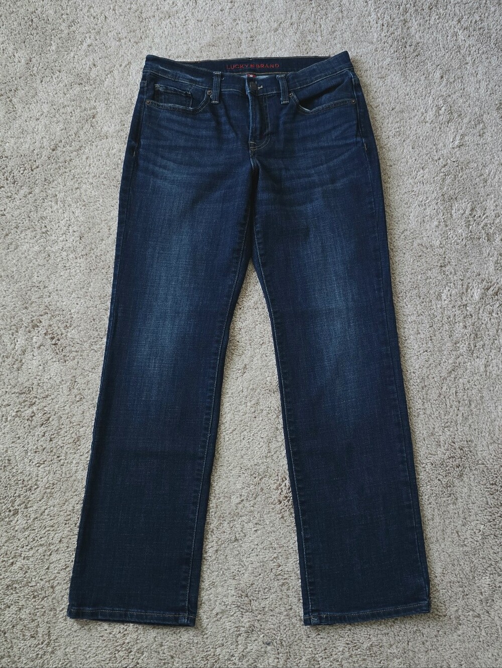 Lucky Brand Women's Midrise Straight Leg Jeans